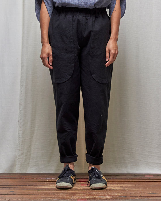 LAZY SUSAN pants - Crushed Black