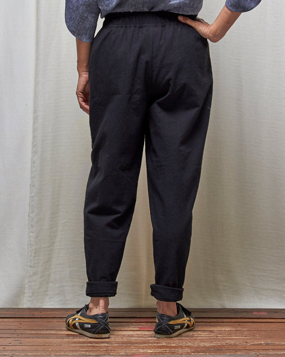 LAZY SUSAN pants - Crushed Black