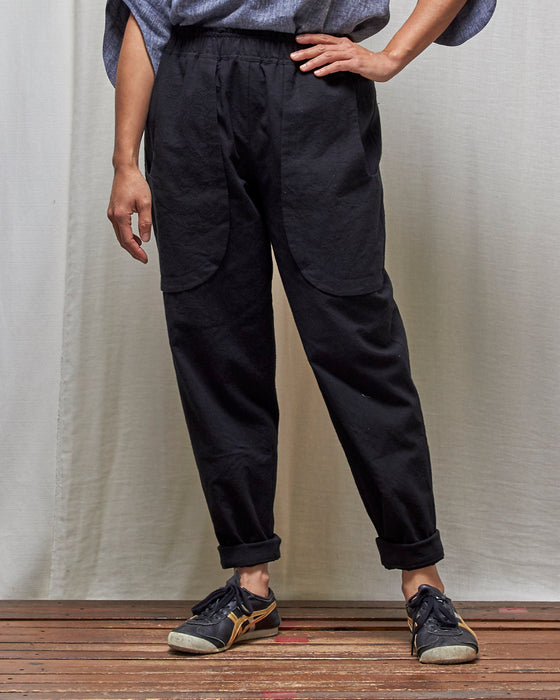 LAZY SUSAN pants - Crushed Black