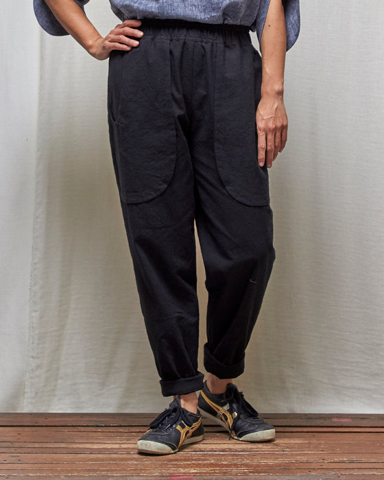 LAZY SUSAN pants - Crushed Black