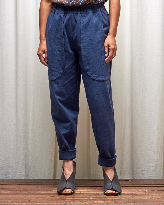 LAZY SUSAN pants - Crushed Dusty Navy