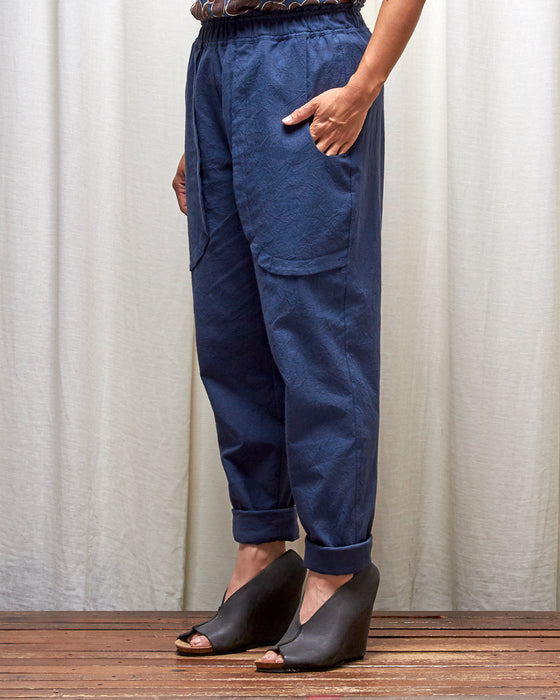 LAZY SUSAN pants - Crushed Dusty Navy