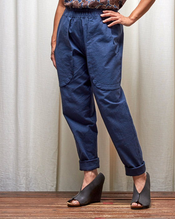 LAZY SUSAN pants - Crushed Dusty Navy