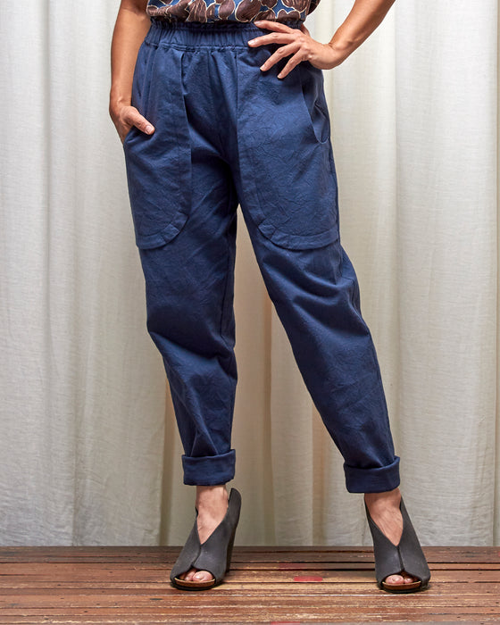 LAZY SUSAN pants - Crushed Dusty Navy