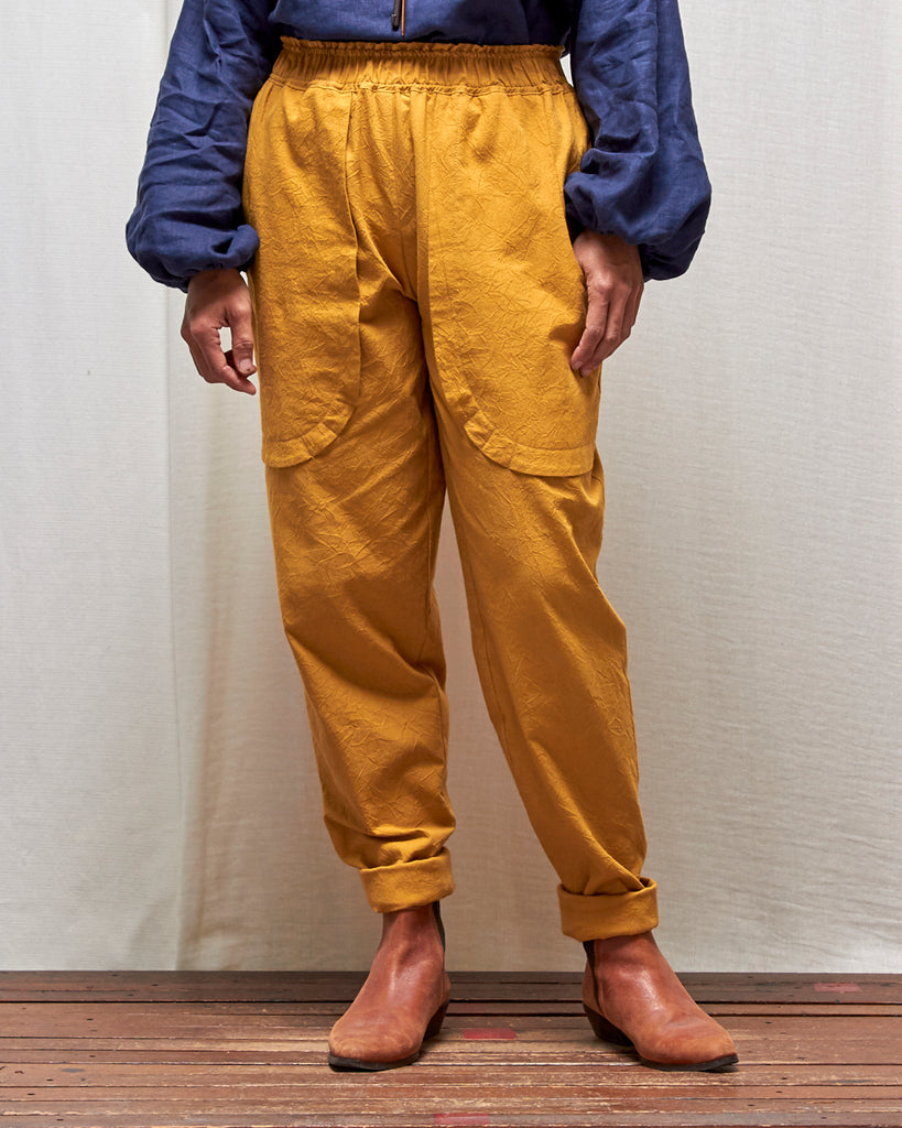 LAZY SUSAN pants - Crushed Marigold LUCKY LAST– High Tea with Mrs Woo
