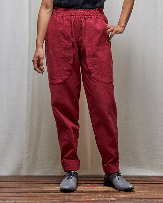 LAZY SUSAN pants - Crushed Pomegranate