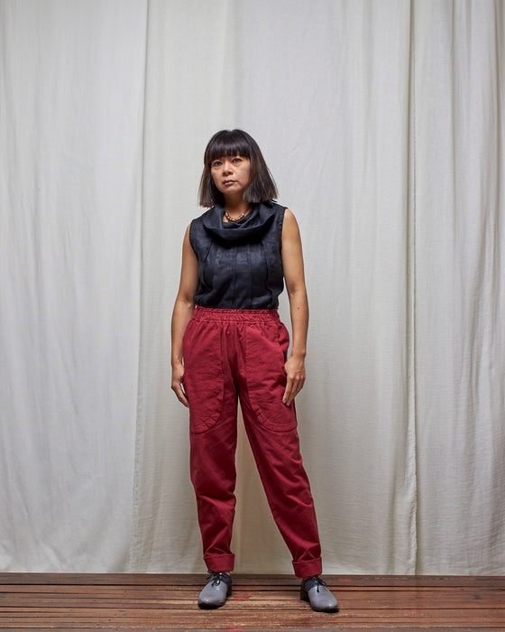 LAZY SUSAN pants - Crushed Pomegranate