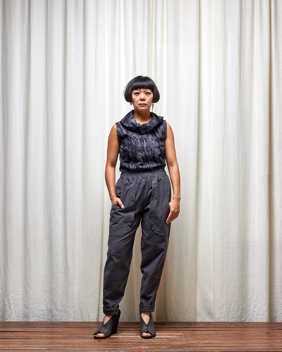 LAZY SUSAN pants - Crushed Smoke