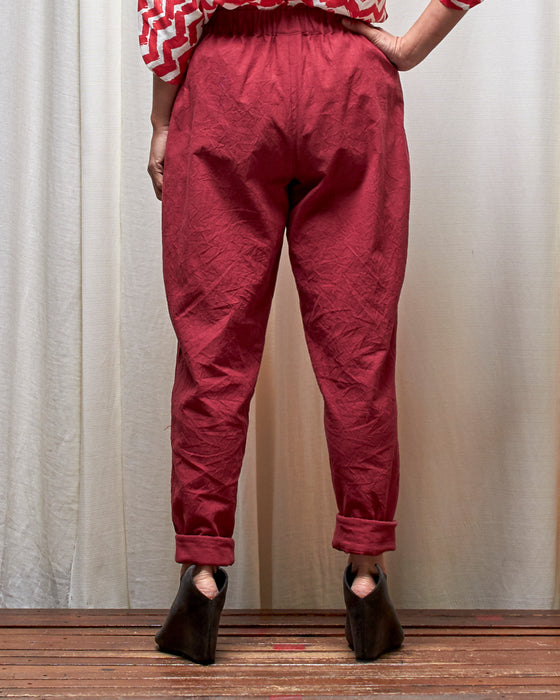 LAZY SUSAN pants - Crushed Pomegranate