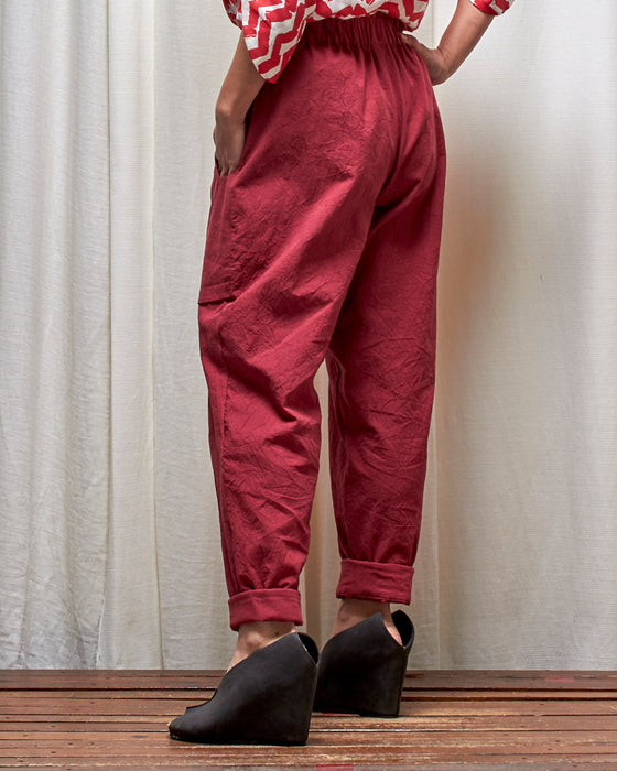 LAZY SUSAN pants - Crushed Pomegranate
