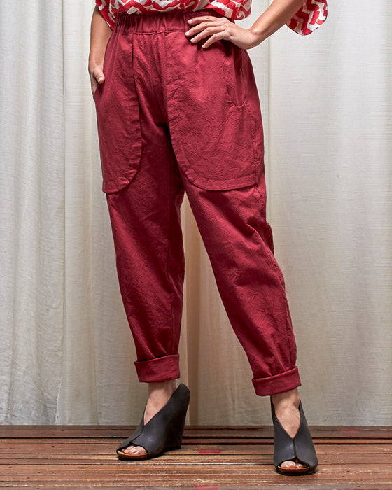 LAZY SUSAN pants - Crushed Pomegranate