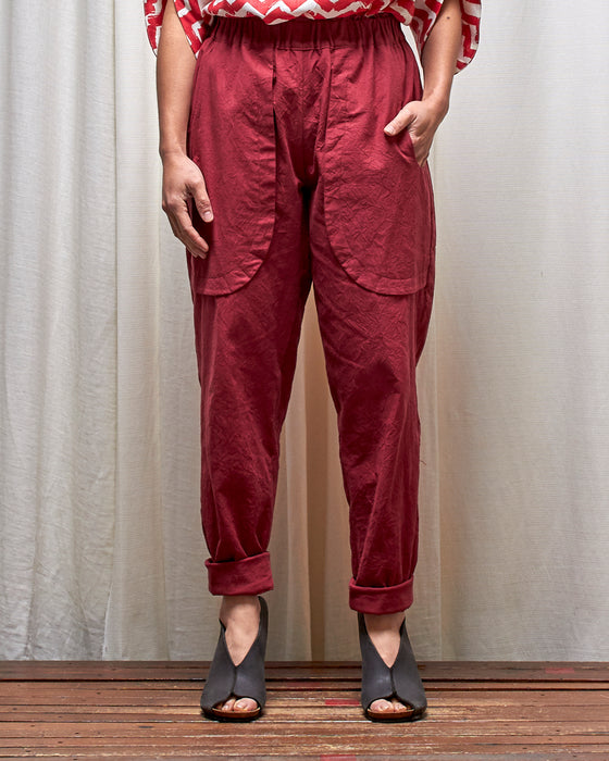 LAZY SUSAN pants - Crushed Pomegranate