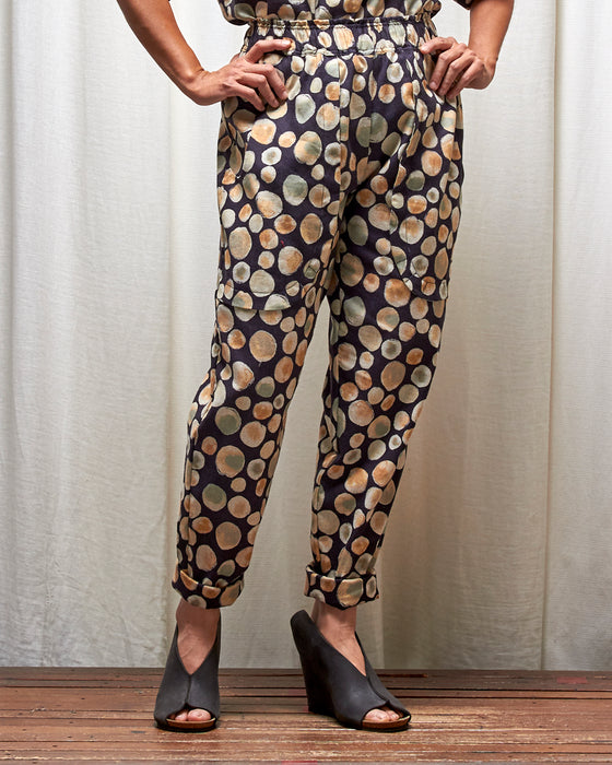 LAZY SUSAN pants - Inky Bubble Tea