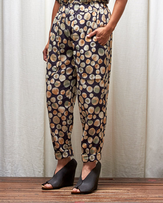 LAZY SUSAN pants - Inky Bubble Tea