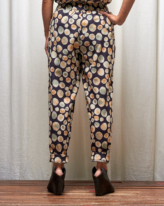 LAZY SUSAN pants - Inky Bubble Tea