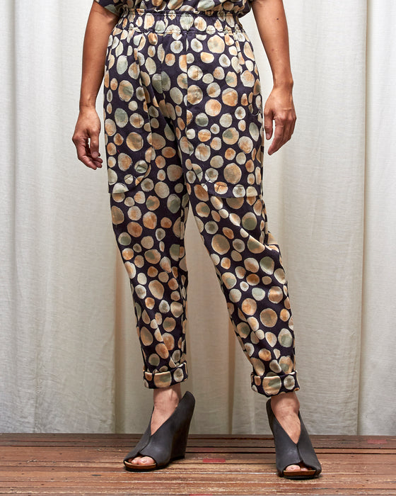LAZY SUSAN pants - Inky Bubble Tea