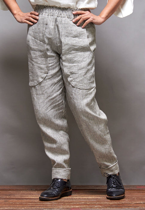 LAZY SUSAN pants - Pebble Stripe LUCKY LAST