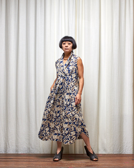 LET'S BE FRANK dress - Blue Mangrove Flowers