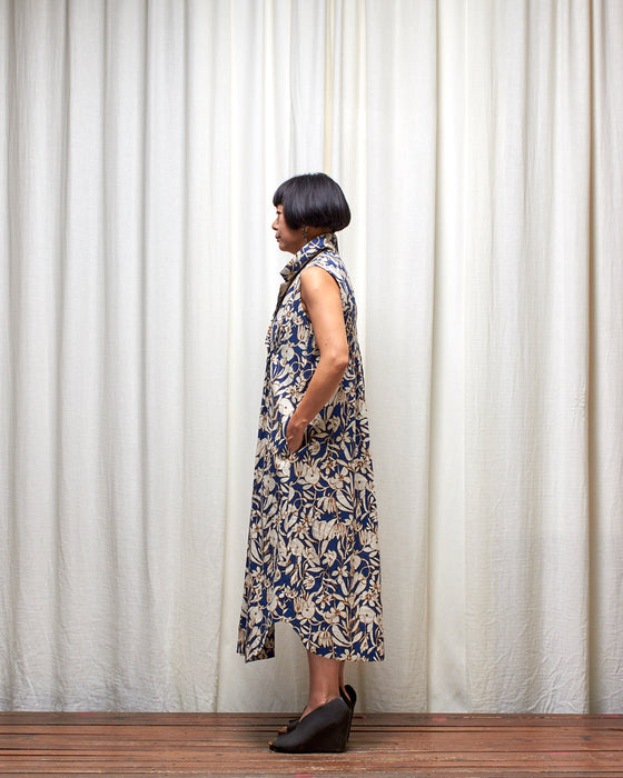 LET'S BE FRANK dress - Blue Mangrove Flowers