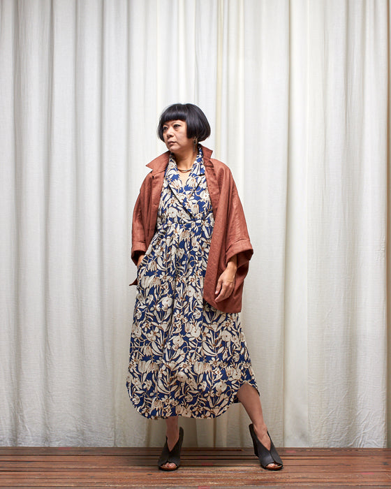 LET'S BE FRANK dress - Blue Mangrove Flowers