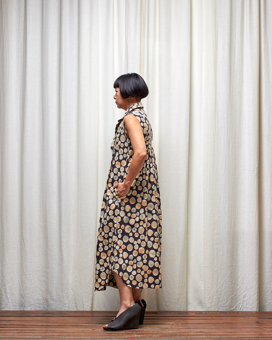 LET'S BE FRANK dress - Inky Bubble Tea