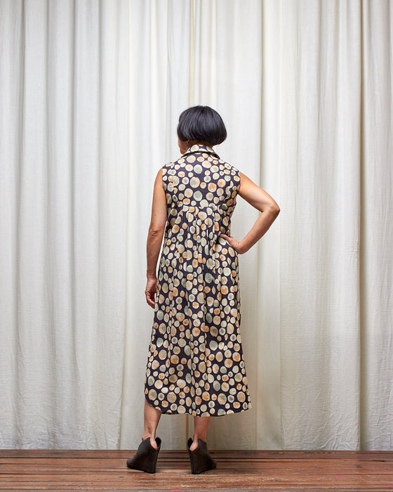 LET'S BE FRANK dress - Inky Bubble Tea