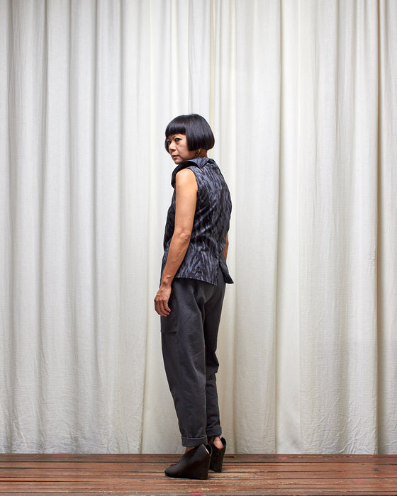 MISS MARY MACK top - Dark Silver Bark