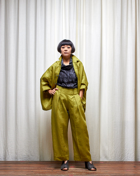 MISS MARY MACK top - Dark Silver Bark