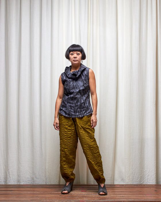 MISS MARY MACK top - Dark Silver Bark