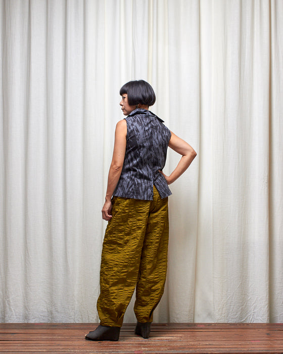 MISS MARY MACK top - Dark Silver Bark