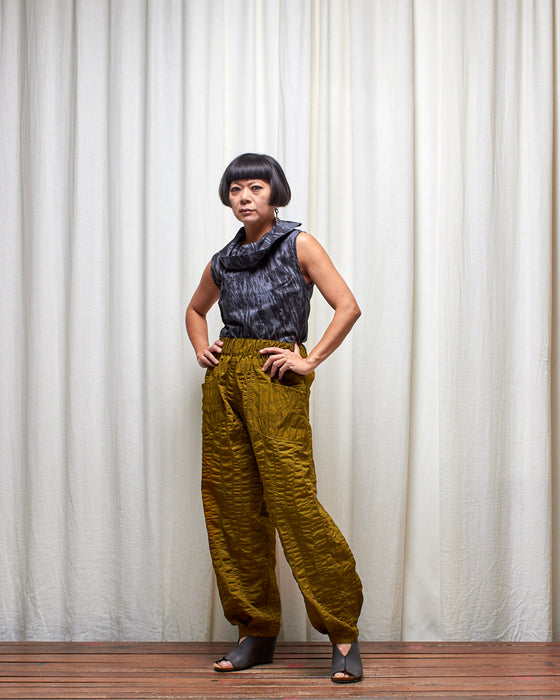 MISS MARY MACK top - Dark Silver Bark