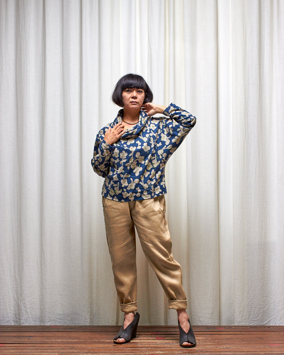 ROVING pants - Pale Gold Linen