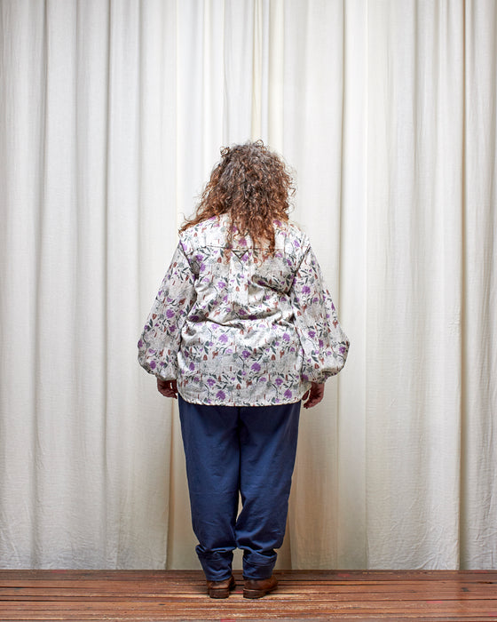 ROY dresshirt - Mauve Verbena Garden