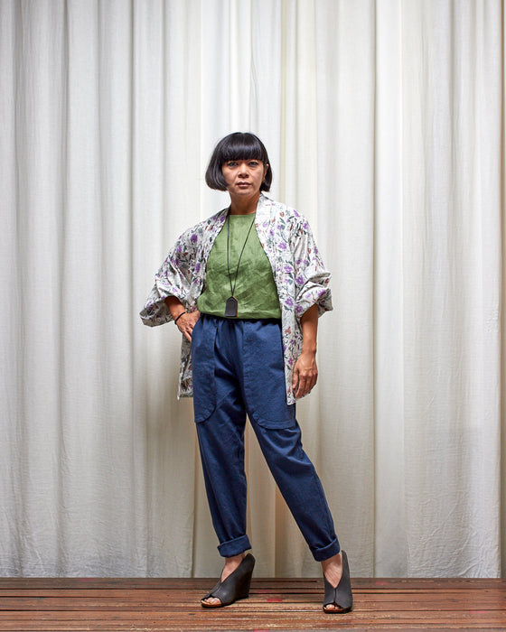 ROY dresshirt - Mauve Verbena Garden