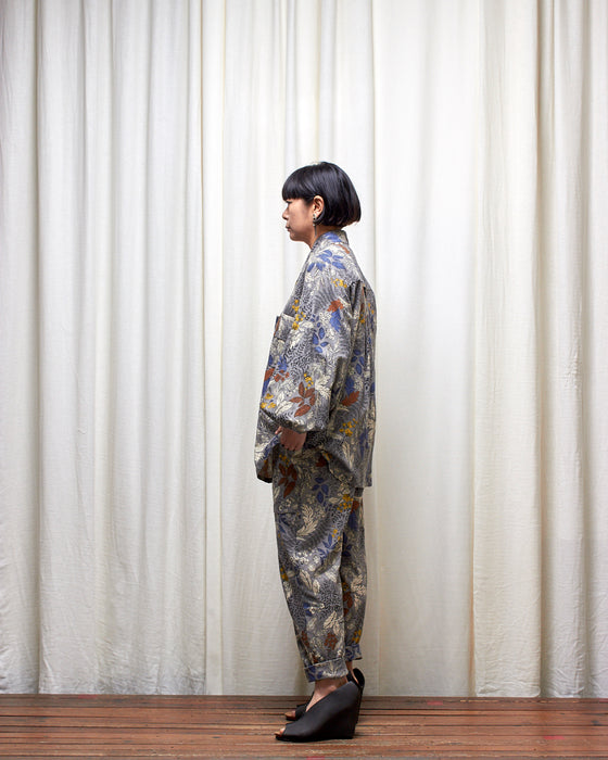 ROY dresshirt - Silver Floral Garden LAST CHANCE