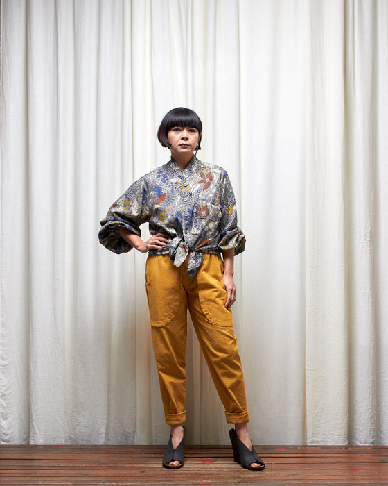 ROY dresshirt - Silver Floral Garden LAST CHANCE