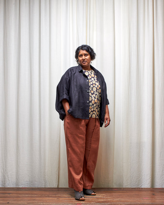 SHADOWPLAY top - Inky Bubble Tea