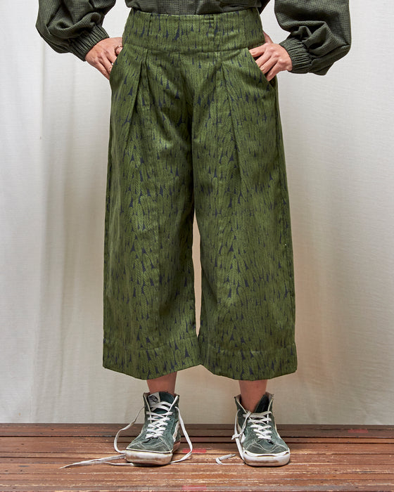 STRIKER culottes - Leafy Greens MADE-TO-ORDER