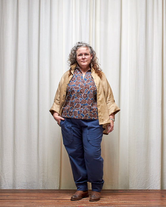 LAZY SUSAN pants - Crushed Dusty Navy