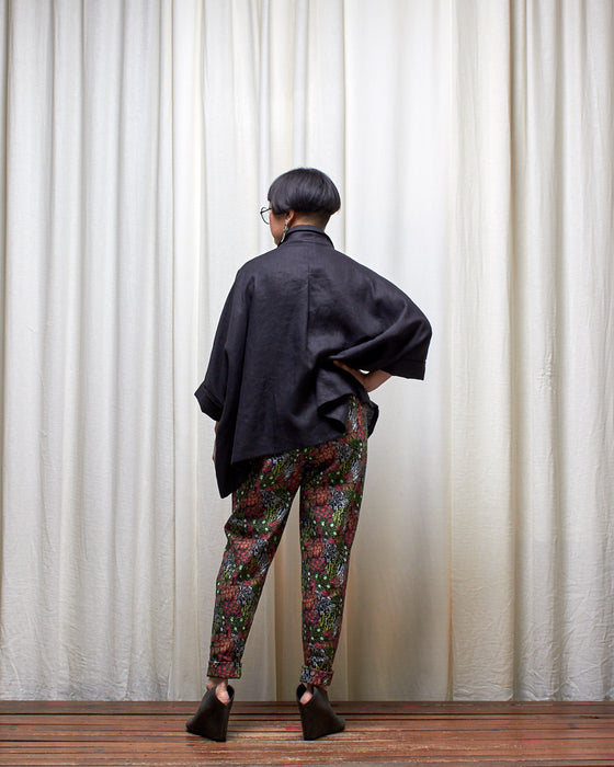 THE ADLER duster dresshirt - Black