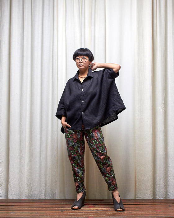 THE ADLER duster dresshirt - Black