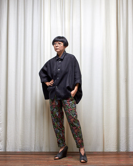 THE ADLER duster dresshirt - Black