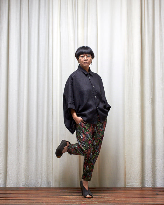 THE ADLER duster dresshirt - Black
