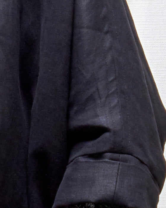THE ADLER duster dresshirt - Black