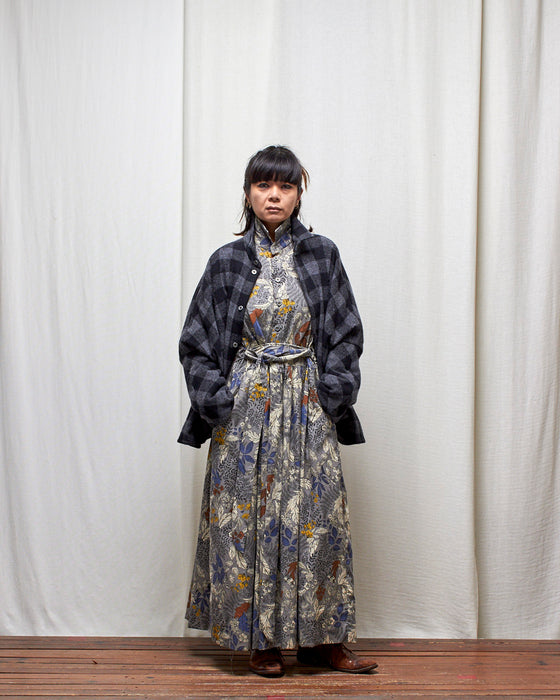 THE ADLER jacket - Wool Charcoal Check