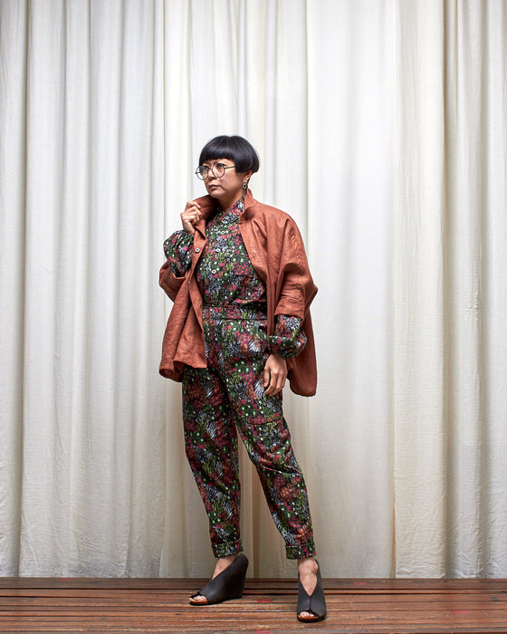 THE ADLER duster dresshirt - Chestnut