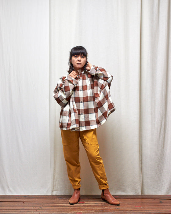 THE ADLER jacket - Chocolate Wool Plaid MADE-TO-ORDER