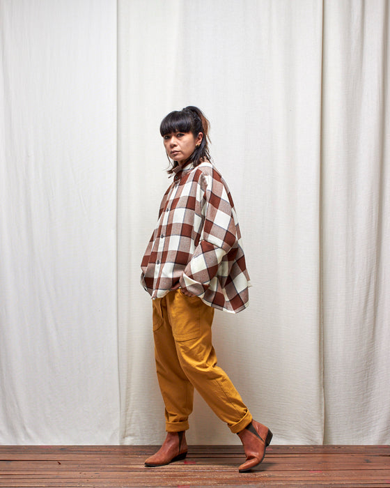 THE ADLER jacket - Chocolate Wool Plaid MADE-TO-ORDER