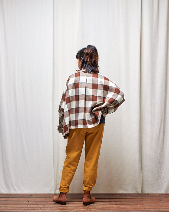 THE ADLER jacket - Chocolate Wool Plaid MADE-TO-ORDER