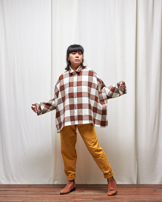 THE ADLER jacket - Chocolate Wool Plaid MADE-TO-ORDER
